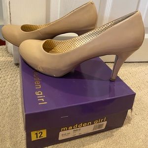 Madden Girl || Nude Heels || Size 12